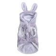 thumbnail image 1 of Ropa de mascotas con capucha Sunnimix Invierno Peluche caliente para perros Bichon pequeño S, 1 of 7