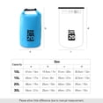 thumbnail image 4 of 10L / 15L / 20L / 30L Outdoor Waterproof Dry Backpack Water Bag Roll Top Sack for Kayaking Rafting Boating River Trekking, 4 of 7