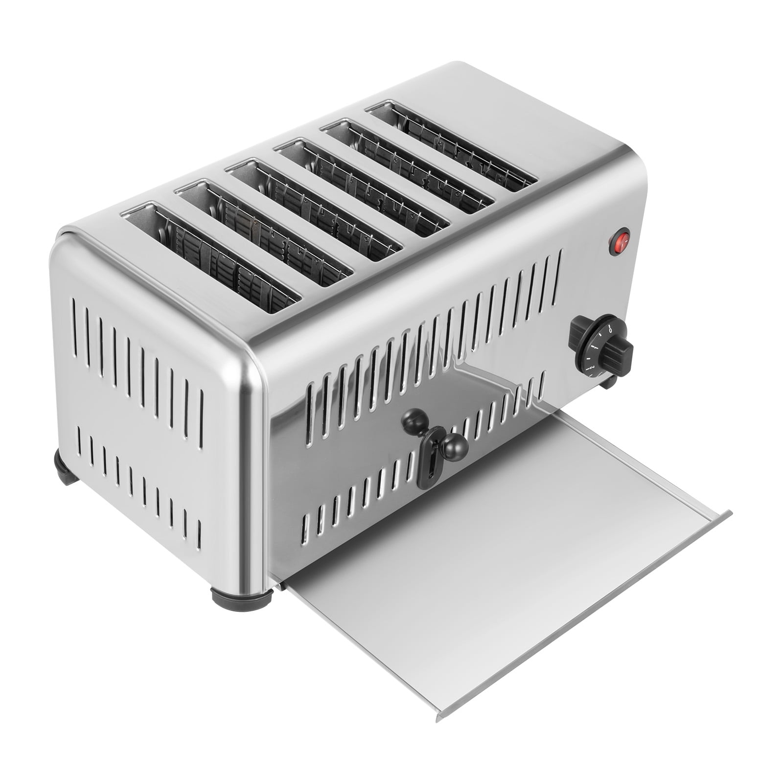 ChicHomey 6-Slice Toaster - 1680W,Stainless Steel Toaster, 1 - 5min Timer,Metal Toaster Countertop Toaster,for Home and Restaurants