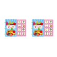 thumbnail image 3 of Vogacara Niños Quiet Busy Book Reutilizable Adorable Esclarecedor Pegatina Juguete Juguete Festival de Navidad Regalo de vacaciones Fruta Fruta 2Conjunto, 3 of 6