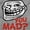 Sport Grey, variant on Troll Face You Mad Trollface Meme Sweatshirt for Men or Women Brisco Brands S