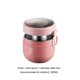 thumbnail image 3 of Inteprter Fiambrera de 600ml de acero inoxidable para el hogar, la escuela, el senderismo, la comida de Picnic, el contenedor de sándwich, la Mostrada Rosado, 3 of 6