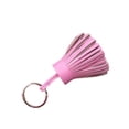 thumbnail image 2 of Keychain Decorative Keyring Leather Pendant Decoration Backpack Purse Tassel Handmade Handicraft Key Chain Hanging Decoration Holder Purse Wallet Pink, 2 of 6