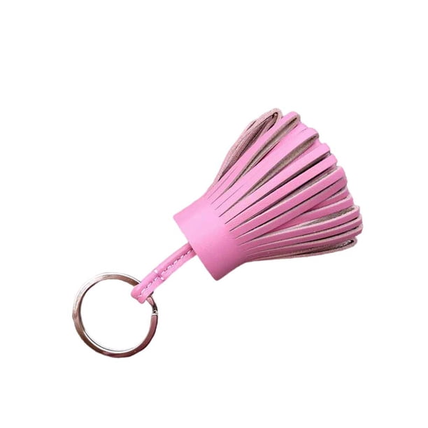 Llavero decorativo colgante de cuero borla Minnieouse