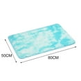 thumbnail image 2 of PureCasa Soft Area Rugs, Polyester Fluffy Area Rug for Bedroom, Kid & Pet Friendly Non-Slip Carpet for Living Room Nursery, Home Decor Gradient Floor Mats, 20"x32", 1PC, Sky Blue, Rectangle, 2 of 9