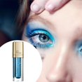thumbnail image 3 of Sombra de Ojos Base Cosmética Diamante Mujeres Impermeable Niñas Maquillaje Metales Lápiz Shinny Presente Glamour , Blue Azul Salvador Dali Sombra de ojos líquidos, 3 of 9