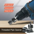 thumbnail image 2 of Visland Pipe Threader Tool High-Speed Steel Rustproof Corrosion Resistant Faucet Installation Pipe Threader Accessories, 2 of 8
