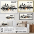 thumbnail image 4 of Designart "A Skyscraper Building With Onyx Outlines I" Skyscrapers Wall Art Living Room, 4 of 7