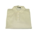 thumbnail image 5 of Mens PRINCELY Soft Merinos Wool Sweater Knits Lightweight Polo 1011-40 Ivory, 5 of 9