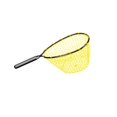 thumbnail image 5 of QualitChoice Filet de Pêche Adulte avec Poignée Filet de Pêche pour Bar Truite Saumon Poignée en Bois Poignée en Carbone 52x17cm, 5 of 5