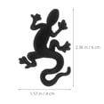 thumbnail image 2 of unbranded 5Ud Aplicaciones De Tela Gecko Para Ropa Y Mochilas Parches Bordados Negros, 2 of 8