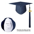 thumbnail image 3 of GraduationMall Unisex Adult Matte Graduation Cap with 2026 Tassel Navy Blue, 3 of 5