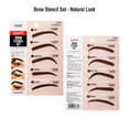 thumbnail image 5 of Kiss New York Instant Eye Brow Stencil Kit 5 Different Designs 10 Stencils Easy to Use Quick Finish (Stencil-Natural) (No Brow Stamp included), 5 of 6