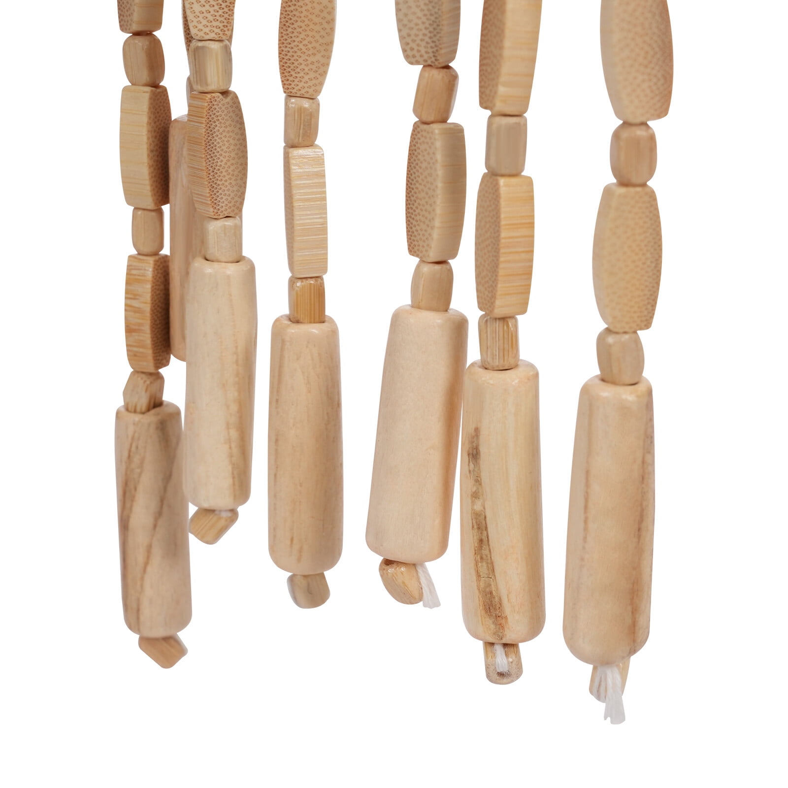 Bamboo Wood Beaded Curtain, Bamboo and Wooden Doorway Curtain, Door Curtain 200*90cm