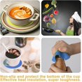 thumbnail image 7 of 4pcs Jar Gripper Pads, Rubber Jar Gripper Pad Jar Opener Grippers Kitchen Coaster for Elderly Suffering from Children Women Weak Hands, Round (Yellow, Blue), Square (Yellow, Blue), 7 of 7