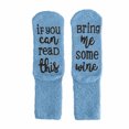 thumbnail image 4 of DHFJKG Fluffy Crew Socks For Women Fuffy Non Letter Grippers Warm Indoor Mid Calf Socks Autumn Winter Cozy Stockings, 4 of 4