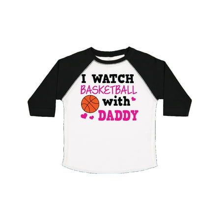 

Inktastic I Watch Basketball with Daddy Gift Toddler Boy or Toddler Girl T-Shirt