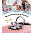 thumbnail image 3 of MYKOMI for Google Pixel 9a Case, Dual Layer Military Grade Protection, Shockproof Cover with Metal Ring Holder Stand Kickstand, Slim Fit Protective Phone Case for Google Pixel 9A, 3 of 7