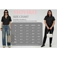thumbnail image 7 of MOYIKO Womens Button Down Shirts Short Sleeve Shirt Collared Casual Work Blouses Summer Tops with Pockets, 7 of 7