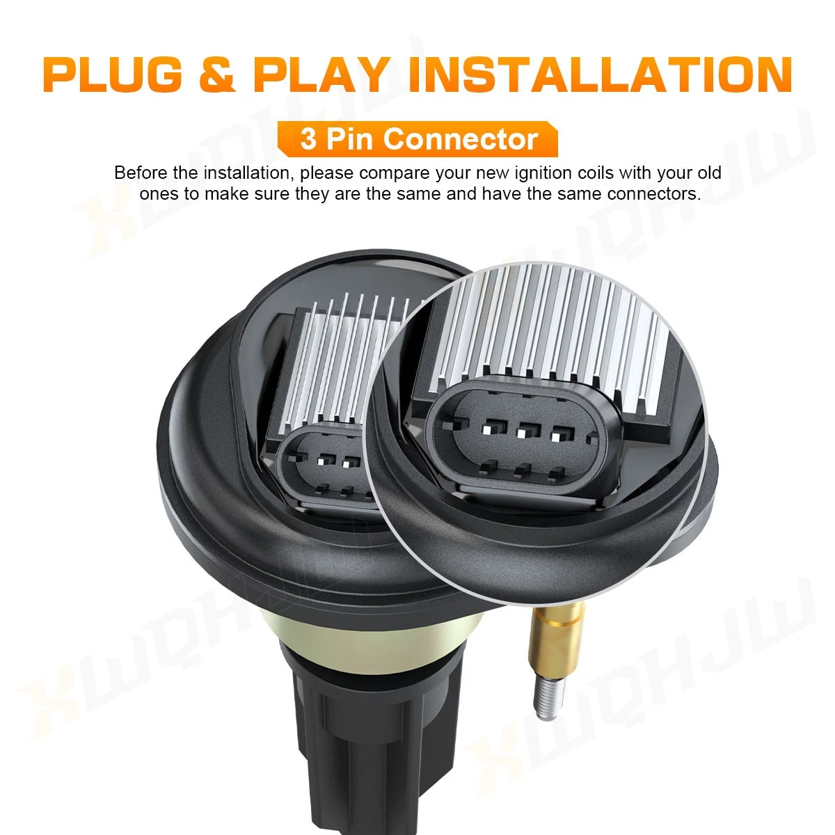 6 Pack Ignition Coils and 6 Iridium Spark Plugs Kit For 2004-2005 Buick Rainier 4.2L l6