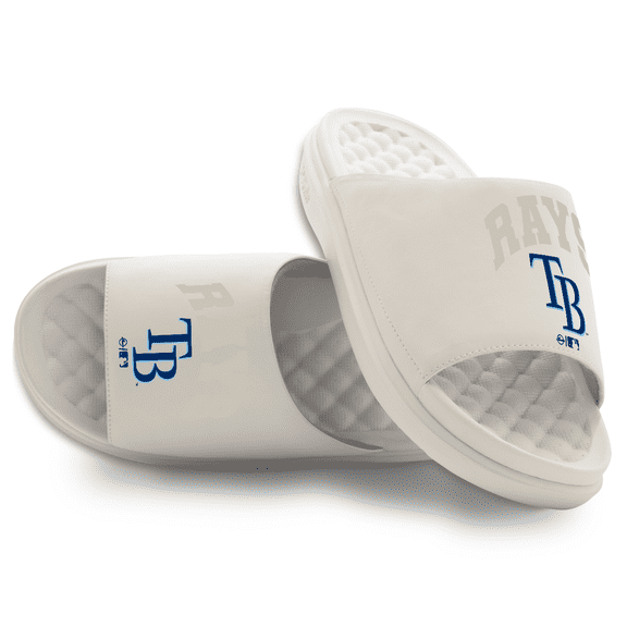 Unisex ISlide Cream Tampa Bay Rays Tonal Pop Motive Slide Sandals