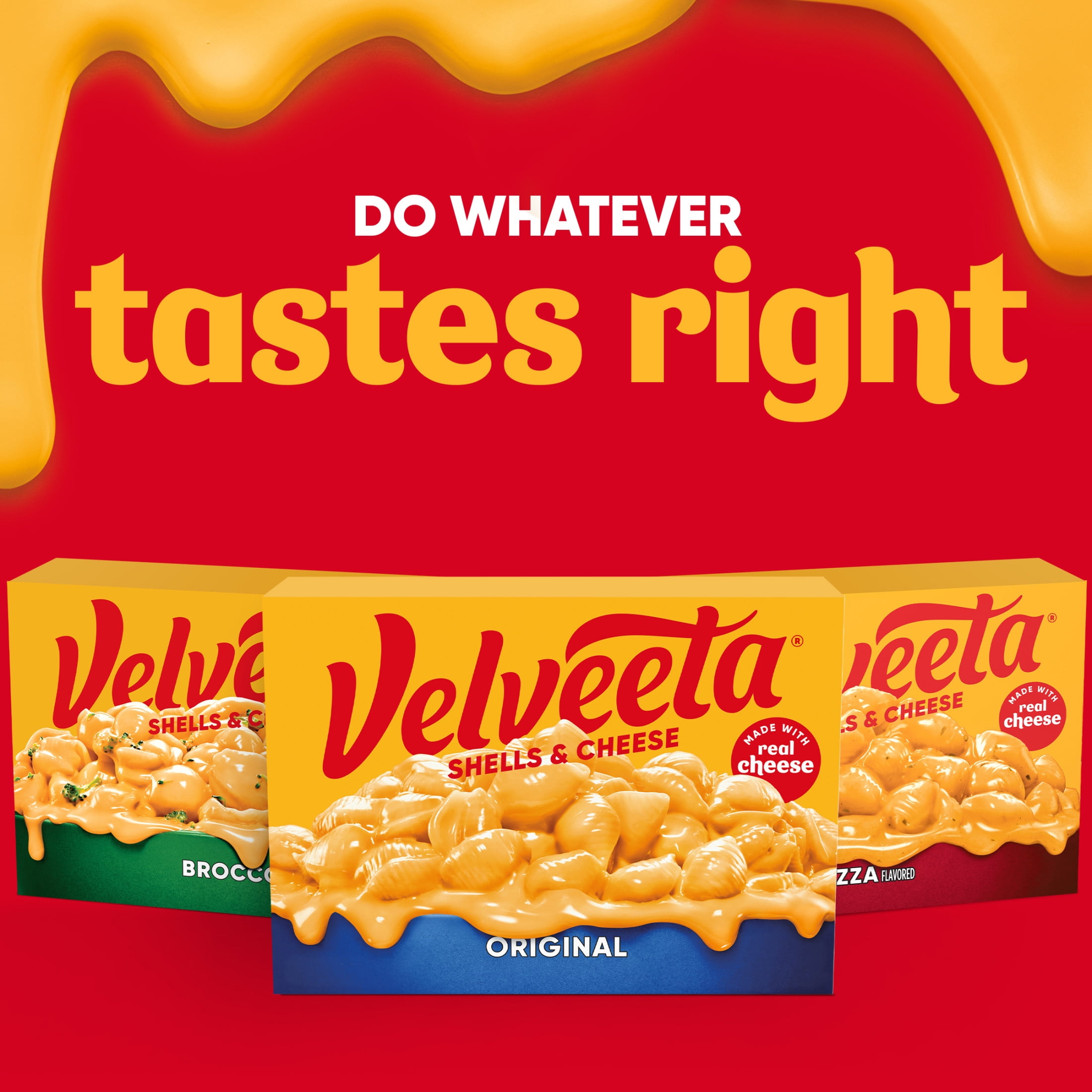 Velveeta Shells and Cheese Mac and Cheese, 1 Box, for Easy Dinner or Dinner Sides, Original Flavor, Made with Real Cheese, 12 oz
