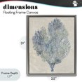 thumbnail image 4 of Stupell Industries Transitional Fan Coral in Blue & Green Gray Floating Frame Canvas Art, 25 x 31, by Amber Sterling, 4 of 8