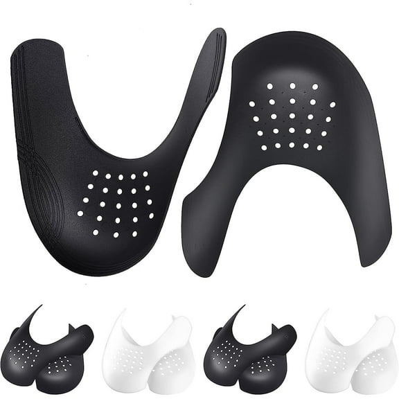 MSHUN Shoe Creases Protector, 4 Pairs Crease Protectors for Jordan 1, Air Force 1, and Dunk Low; Shoe Crease Protector Suitable for Most Sneakers, Crease Guards Anti Sneaker Creases