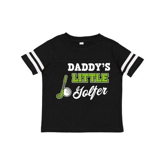 Inktastic Daddys Little Golfer with Golf Club and Ball Boys or Girls Toddler T-Shirt