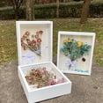 thumbnail image 4 of Cadre Photo en Argile Fait Main avec Design de Fleurs Séchées 3D - Parfait pour, 4 of 8