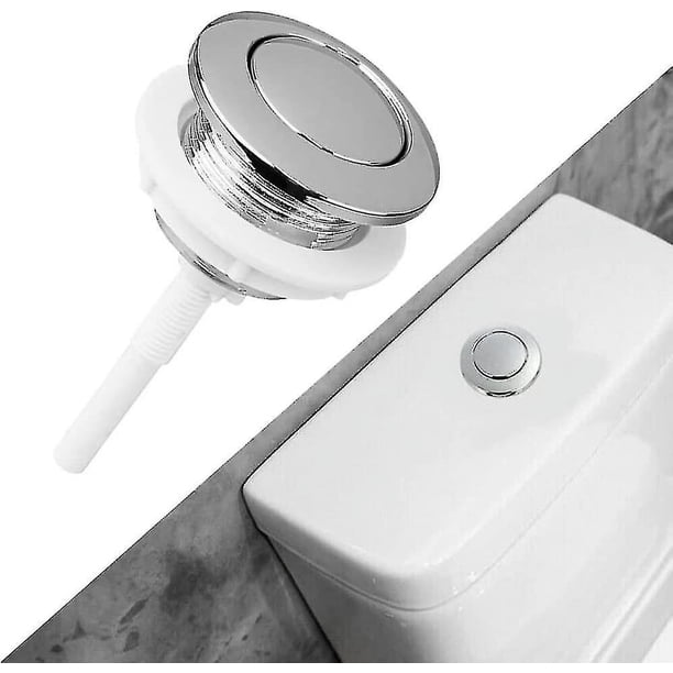 Botón de descarga LANNMXG botón pulsador 38 mm para baño