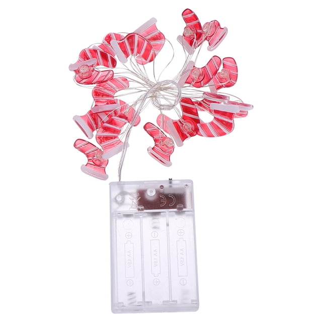 CIMAXIC christmas 20LEDs Sock Shape String Lamp Christmas Copper Wire String Lamp (No Battery),78.74"X0.79"X0.39"