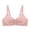 Womens Bras Clearance Pink, variant on OSFVNOXV Bras for Women Front Snap Lightly Lined Back Hook Breathable Solid Color Loose Fit Everyday Bra with Pads