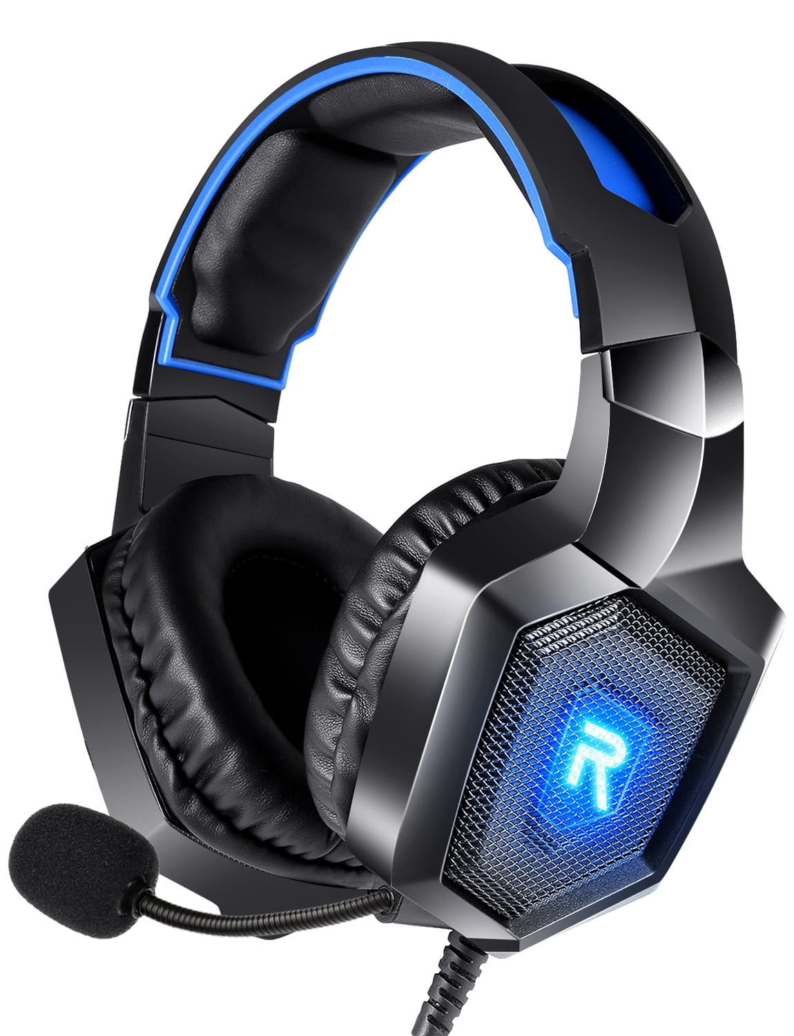 Logitech G432 DTS:X 7.1 Channel Wired Surround Sound Gaming Headset with  PC, Mac, PS4, PS5 Playstation 5, Xbox One, Switch Connect via 3.5mm or USB  Adapter - Leatherette - Black / Blue (