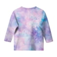 thumbnail image 3 of MIASHUI Chandails Raglan à Manches 3/4 pour Tout-Petits Filles Garçons T-Shirt de Baseball T-Shirts en Coton Uniformes Scolaires, Violet, 7-8 Ans, 3 of 4