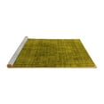 thumbnail image 2 of Ahgly Company Machine Washable Indoor Rectangle Oriental Yellow Industrial Area Rugs, 8' x 10', 2 of 4