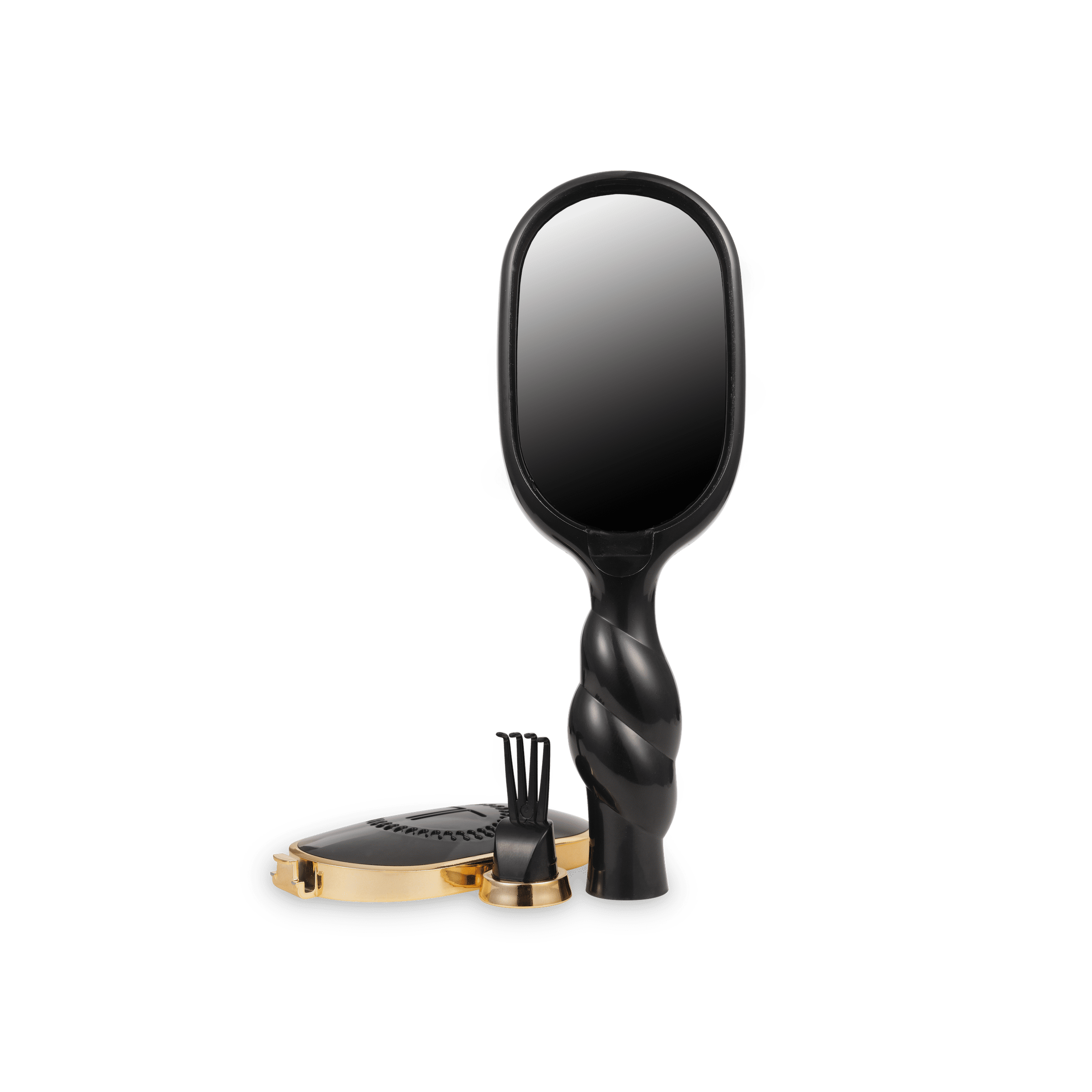 Teleties Detangler Mini Hair Brush, Black