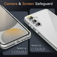 thumbnail image 4 of JETech Case for Samsung Galaxy S24 FE, Non-Yellowing Shockproof Bumper Protective Phone Cover, Anti-Scratch Hard PC Back (Clear), 4 of 6