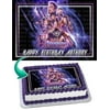 Avengers Endgame Edible Cake Image Topper Personalized Picture 1/4 Sheet (8"x10.5")