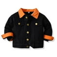 thumbnail image 1 of Esaierr Kids Girls Boys Denim Jacket Outwear,Toddler Leopard Print Jacket Coats Spring Autumn Baby Denim Coats, 1 of 5