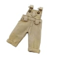thumbnail image 2 of Ropa para muñecas a escala 1:12, pantalones, ropa para muñecas, regalos de cumpleaños, ropa, cuerpo de modelo, muñecas. Beige, 2 of 9