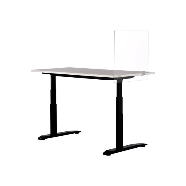 Safco Privacy & Wellness - Panneau de Confidentialité de Table - Transparent