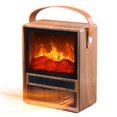 thumbnail image 1 of Calefactor eléctrico portátil tipo chimenea AckMizz con llama 3D mini, 1 of 8