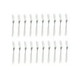 thumbnail image 4 of Raindrops 20 Pcs Little Forks Stainless Steel Fruit Fork 13.00X1.00X1.00CM Silver, 4 of 8