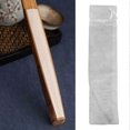 thumbnail image 2 of 50pcs White Drawstring Organza Folding Hand Fan Pouch Party Wedding Favor Gift Bags, 2 of 5