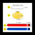 thumbnail image 4 of Juego de FúTbol de Bandera: 14 Cinturones con 42 (21 Rojas y 21 Azules), 4 Conos, Cinturones de FúTbol de Bandera Juvenil para Adultos., 4 of 5