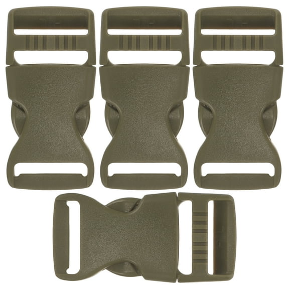 MLINS Worgeous 4Pcs Side Release Buckles Detachable Plastic Clips for Backpack Belt Replacement