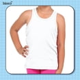 thumbnail image 2 of 2 Pack Girls and Toddlers' Tank Top size 9-11 Racerback, Dance, Gymnastics Clothes For Girls (White/Light Pink), 2 of 8
