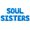 Blue, variant on Letter Balloons - SOUL SISTERS 16" Inch Alphabet Letters Foil Mylar Balloon Galentines Day Party Banner (Black)
