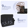 thumbnail image 3 of Vipsafe Foldable Wagon Stroller for 4 Kids, Multifunctional Baby Stroller with Detachable Canopy, Adjustable Handlebars, Easy Storage for Toddlers, 3 of 13